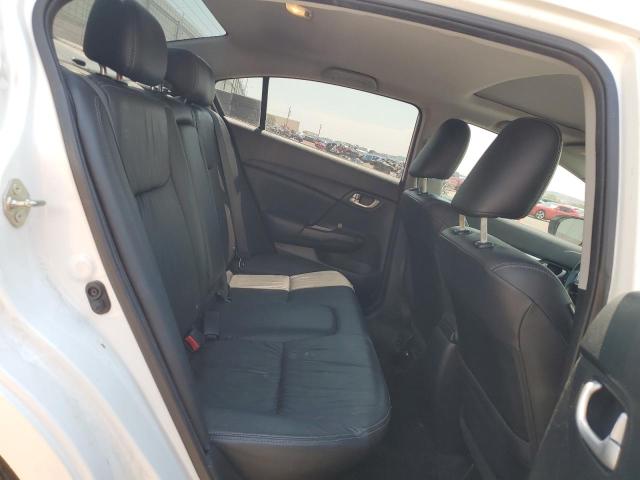 19XFB2F95FE037485 - 2015 HONDA CIVIC EXL WHITE photo 10