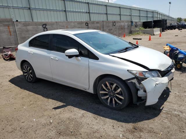 19XFB2F95FE037485 - 2015 HONDA CIVIC EXL WHITE photo 4