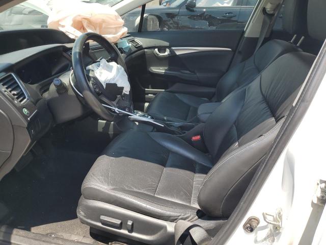 19XFB2F95FE037485 - 2015 HONDA CIVIC EXL WHITE photo 7