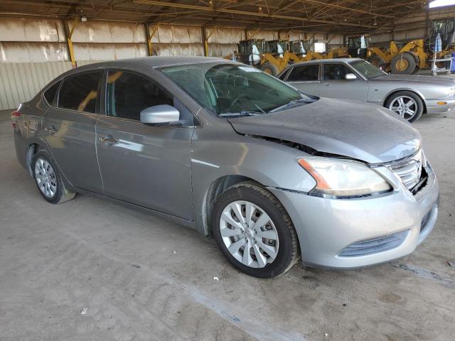 3N1AB7AP8DL749840 - 2013 NISSAN SENTRA S SILVER photo 4