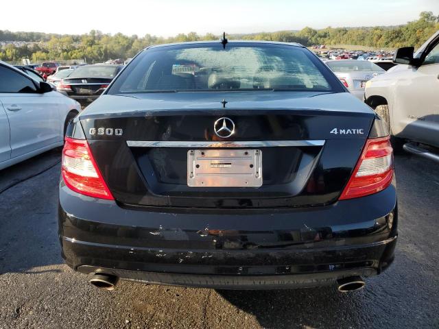 WDDGF8BB9AR123034 - 2010 MERCEDES-BENZ C 300 4MATIC BLACK photo 6