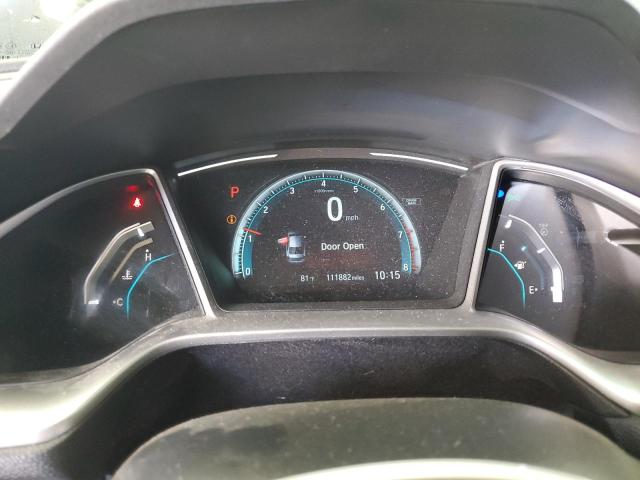 2HGFC2F75HH578217 - 2017 HONDA CIVIC EX BLACK photo 9