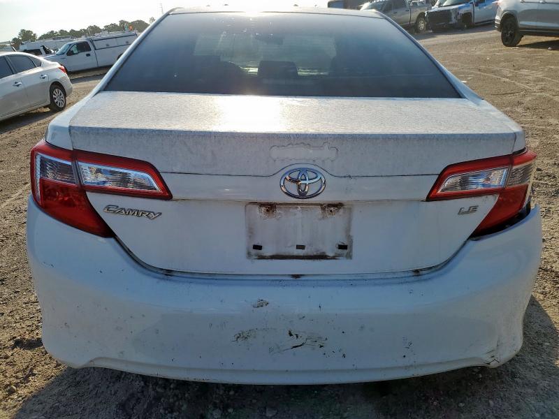 4T4BF1FK5DR323899 - 2013 TOYOTA CAMRY L WHITE photo 6