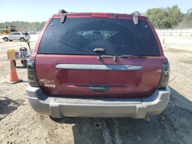 1J4GX48S01C586121 - 2001 JEEP GRAND CHER LAREDO MAROON photo 6