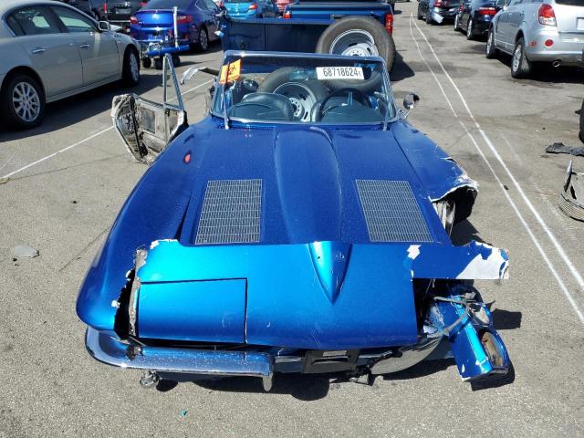 30867S117183 - 1963 CHEVROLET CORVETTE BLUE photo 5