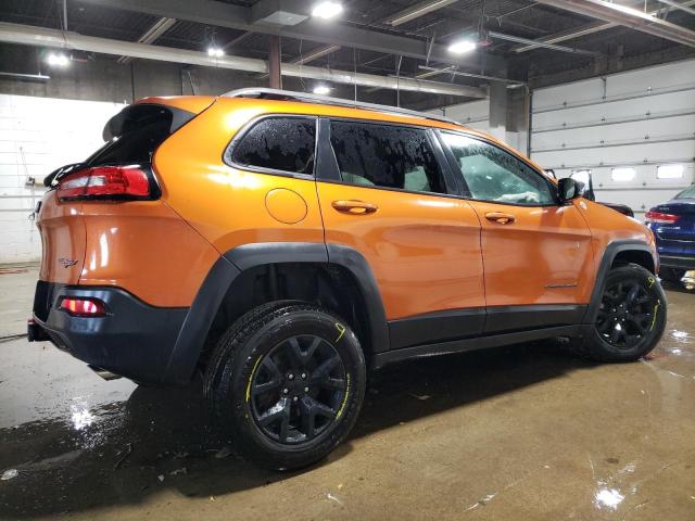 1C4PJMBS3GW154730 - 2016 JEEP CHEROKEE TRAILHAWK ORANGE photo 3
