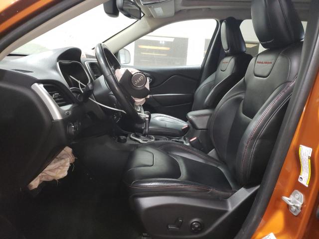 1C4PJMBS3GW154730 - 2016 JEEP CHEROKEE TRAILHAWK ORANGE photo 7