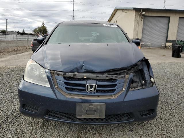 5FNRL3H61AB082705 - 2010 HONDA ODYSSEY EXL BLUE photo 5
