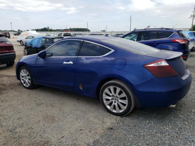 1HGCS22859A001434 - 2009 HONDA ACCORD EXL BLUE photo 2