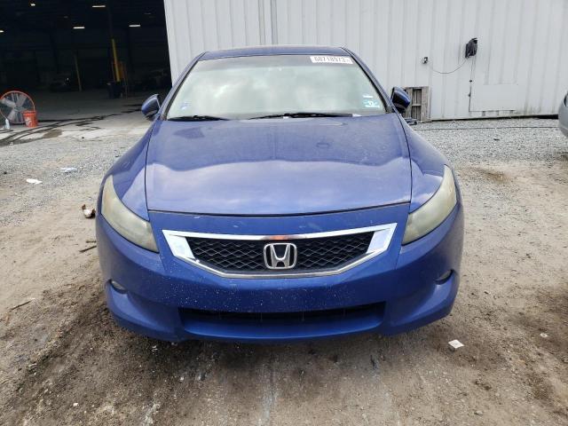 1HGCS22859A001434 - 2009 HONDA ACCORD EXL BLUE photo 5