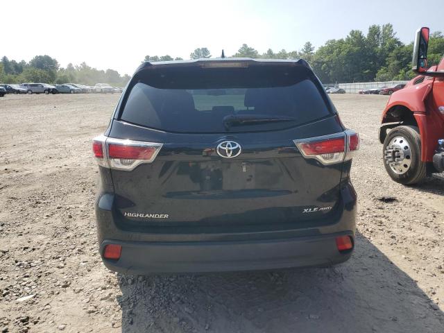 5TDJKRFH5FS158338 - 2015 TOYOTA HIGHLANDER XLE BLACK photo 6