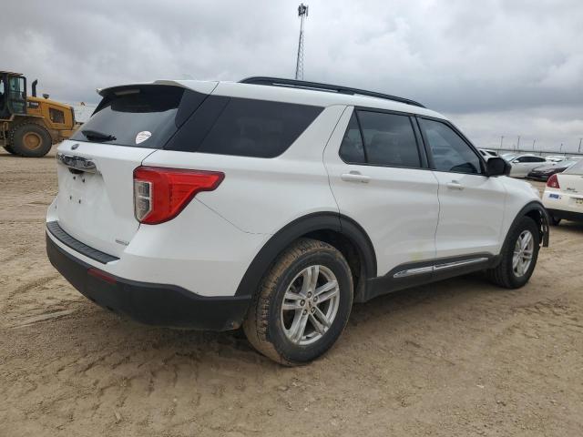 1FMSK7DH6LGC80087 - 2020 FORD EXPLORER XLT WHITE photo 3