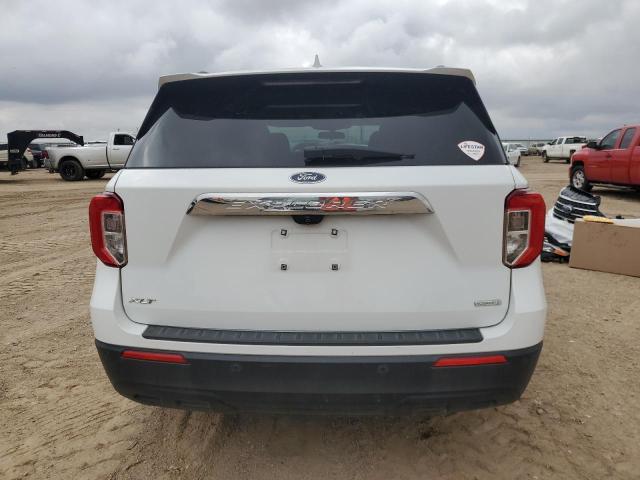 1FMSK7DH6LGC80087 - 2020 FORD EXPLORER XLT WHITE photo 6