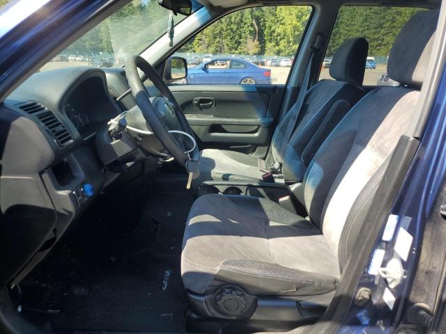 JHLRD78864C017441 - 2004 HONDA CR-V EX BLUE photo 7