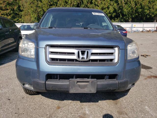 5FNYF18717B020455 - 2007 HONDA PILOT EXL TEAL photo 5