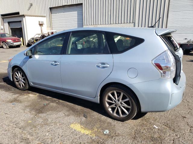 JTDZN3EU1EJ010799 - 2014 TOYOTA PRIUS V BLUE photo 2