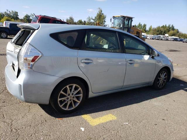 JTDZN3EU1EJ010799 - 2014 TOYOTA PRIUS V BLUE photo 3