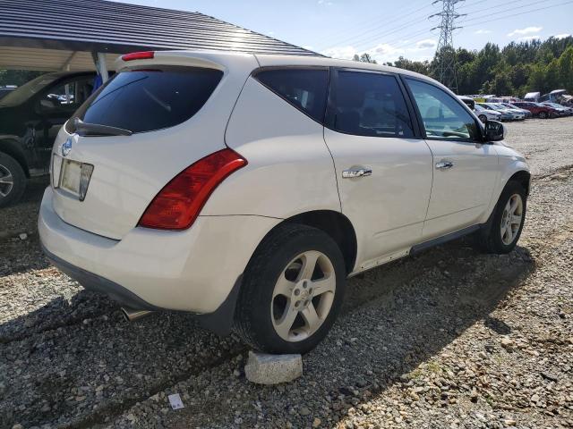 JN8AZ08TX5W327202 - 2005 NISSAN MURANO SL WHITE photo 3