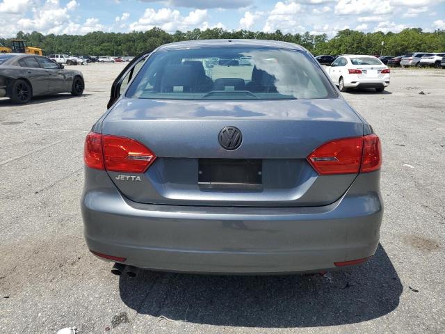 3VW2K7AJ3EM254693 - 2014 VOLKSWAGEN JETTA BASE GRAY photo 6