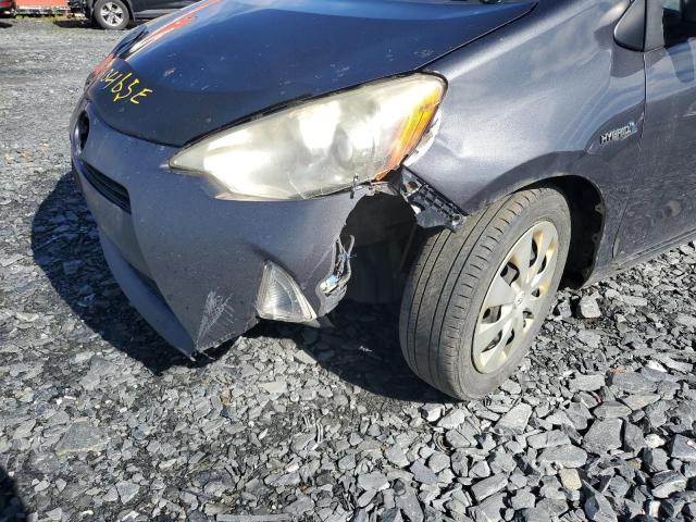 JTDKDTB33D1536981 - 2013 TOYOTA PRIUS C გრაფიტი ფოტო 12