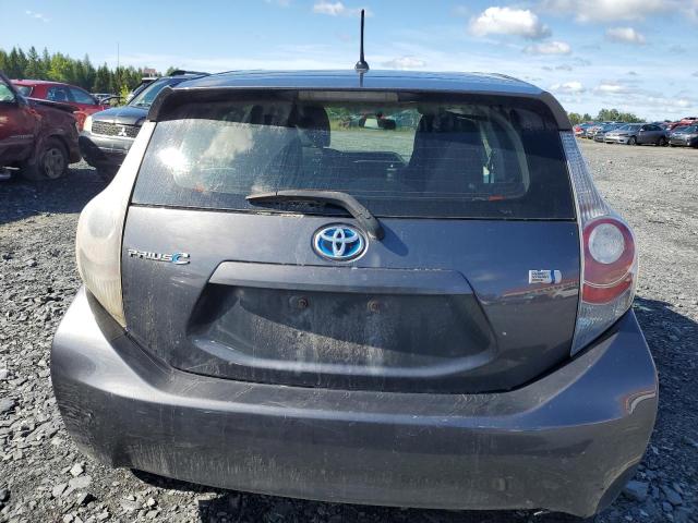 JTDKDTB33D1536981 - 2013 TOYOTA PRIUS C გრაფიტი ფოტო 6
