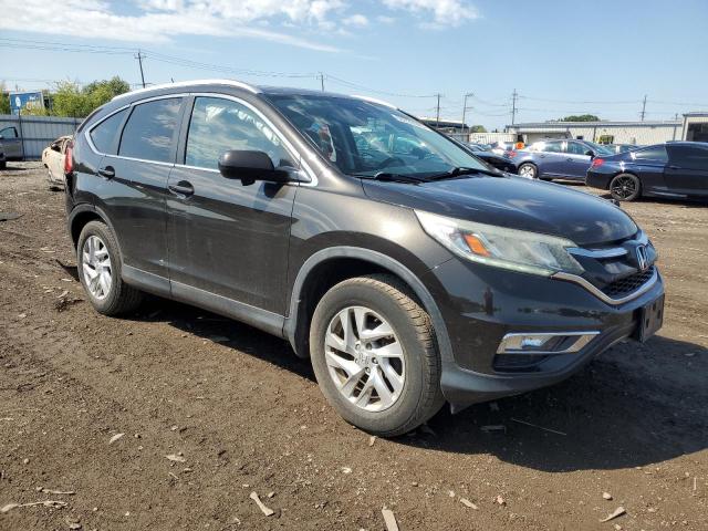 5J6RM4H77FL070424 - 2015 HONDA CR-V EXL 棕色 照片 4