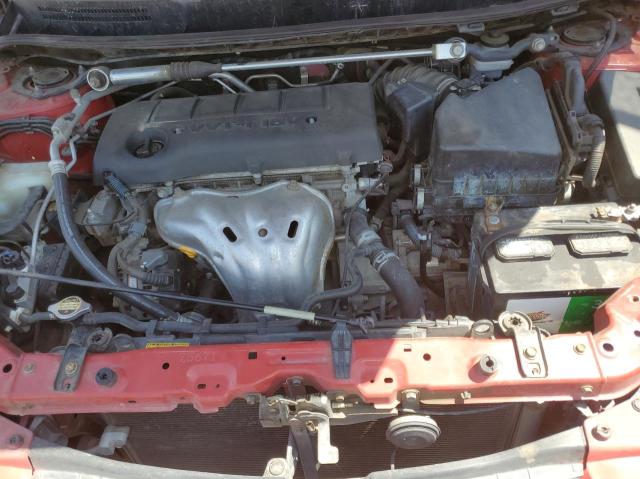 2T1GE40E99C005493 - 2009 TOYOTA COROLLA MA XRS RED photo 7