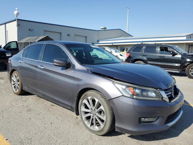 1HGCR2F59FA210103 - 2015 HONDA ACCORD SPORT ნაცრისფერი ფოტო 4