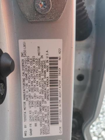 5TELU42N97Z362419 - 2007 TOYOTA TACOMA DOUBLE CAB Gümüş foto 12