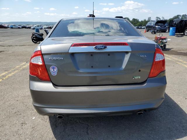 3FAHP0JG8AR279103 - 2010 FORD FUSION SEL GRAY photo 6