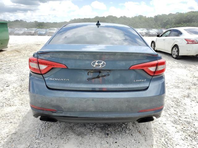 5NPE34AF0GH309956 - 2016 HYUNDAI SONATA SPORT BLUE photo 6