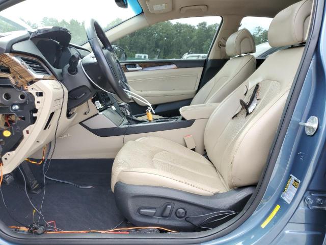 5NPE34AF0GH309956 - 2016 HYUNDAI SONATA SPORT BLUE photo 7