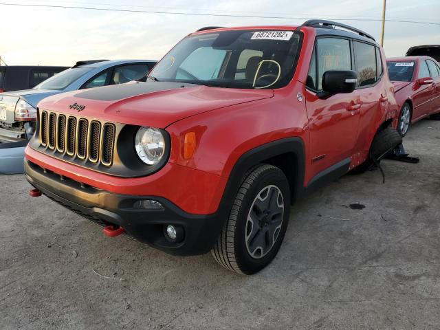 ZACCJBCT3GPD69144 - 2016 JEEP RENEGADE TRAILHAWK RED photo 1