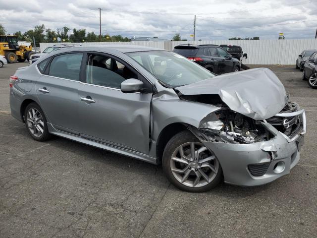 3N1AB7AP3EY254028 - 2014 NISSAN SENTRA S SILVER photo 4