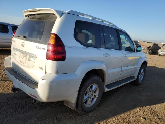 JTJBT20X260110224 - 2006 LEXUS GX 470 WHITE photo 3