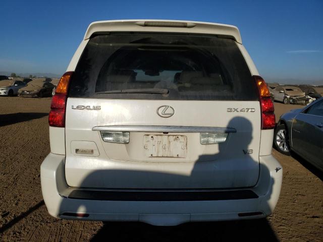 JTJBT20X260110224 - 2006 LEXUS GX 470 WHITE photo 6