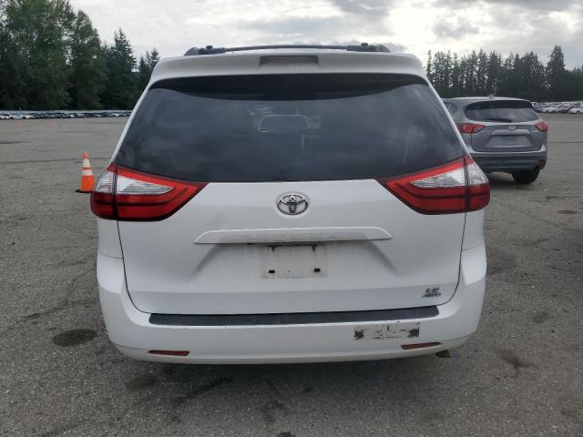 5TDJK3DC4FS108731 - 2015 TOYOTA SIENNA LE WHITE photo 6