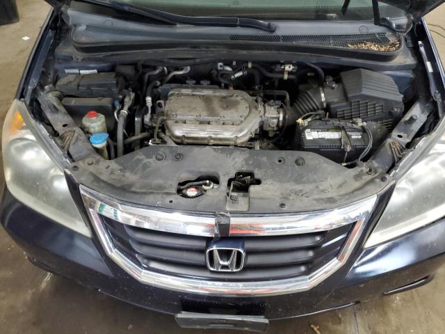 5FNRL3H69AB036409 - 2010 HONDA ODYSSEY EXL BLUE photo 12