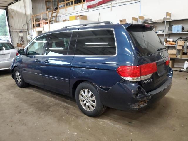 5FNRL3H69AB036409 - 2010 HONDA ODYSSEY EXL BLUE photo 2