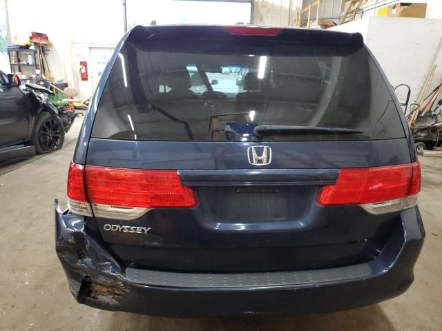 5FNRL3H69AB036409 - 2010 HONDA ODYSSEY EXL BLUE photo 6
