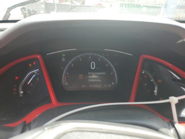 SHHFK7H92KU222171 - 2019 HONDA CIVIC SPORT TOURING GRAY photo 9