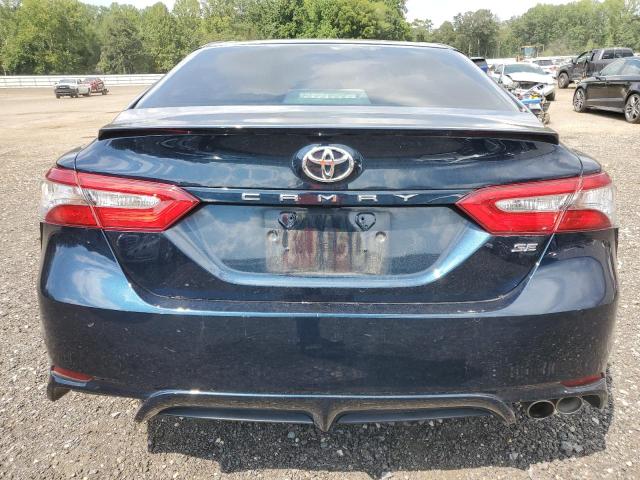 4T1B11HK9JU588214 - 2018 TOYOTA CAMRY L BLUE photo 6