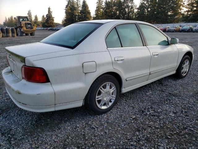 4A3AA46G63E084276 - 2003 MITSUBISHI GALANT ES WHITE photo 3