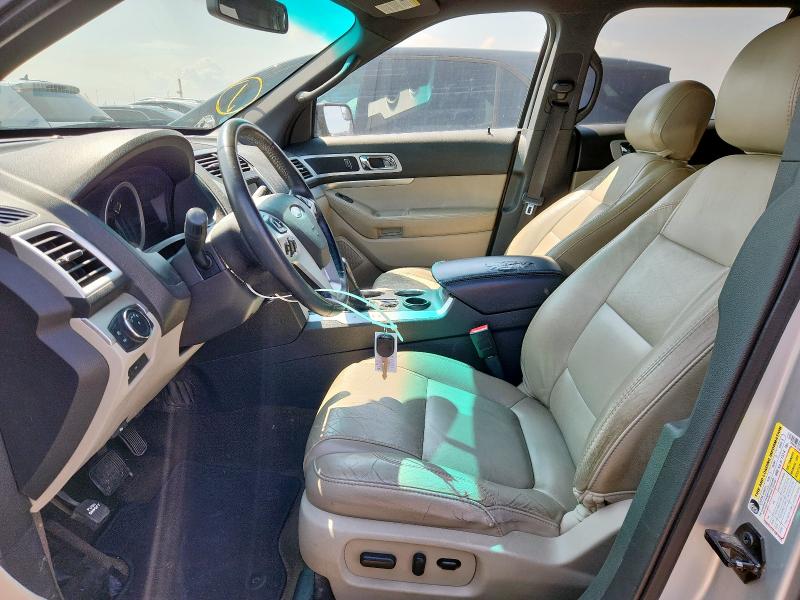 1FM5K7D84DGB43664 - 2013 FORD EXPLORER XLT ვერცხლისფერი ფოტო 7