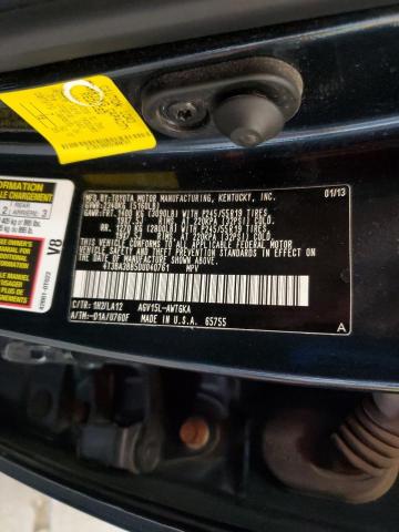 4T3BA3BB5DU040761 - 2013 TOYOTA VENZA LE 黑色 照片 14