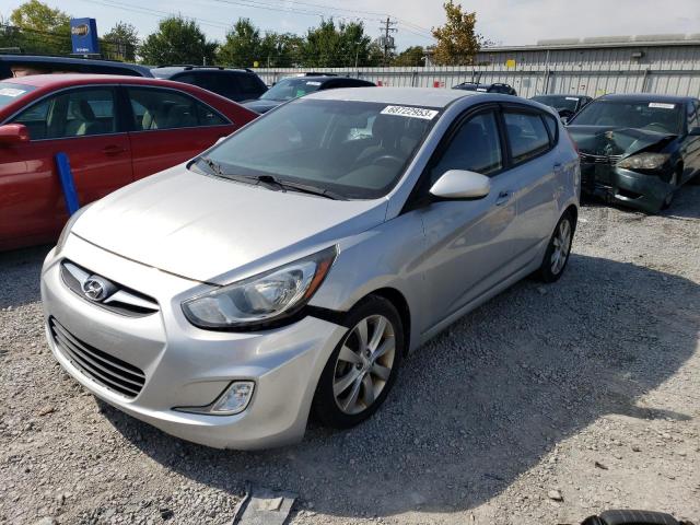 KMHCU5AE6CU000330 - 2012 HYUNDAI ACCENT GLS SILVER photo 1