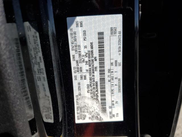 1FMEE5DP0PLB29890 - 2023 FORD BRONCO BASE BLACK photo 13