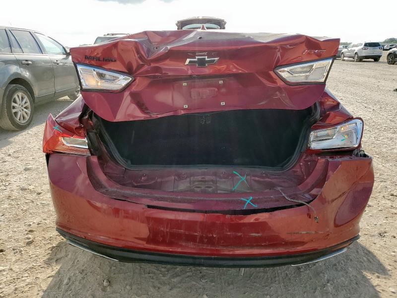 1G1ZG5ST6LF083466 - 2020 CHEVROLET MALIBU RS BURGUNDY photo 6