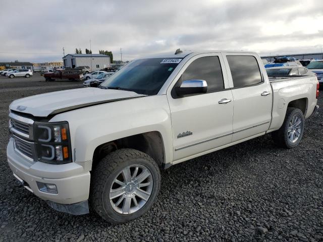 3GCUKTEJ3EG354578 - 2014 CHEVROLET SILVERADO K1500 HIGH COUNTRY WHITE photo 1