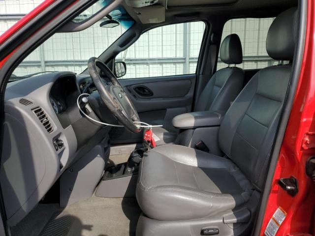 1FMCU04182KB85227 - 2002 FORD ESCAPE XLT RED photo 7